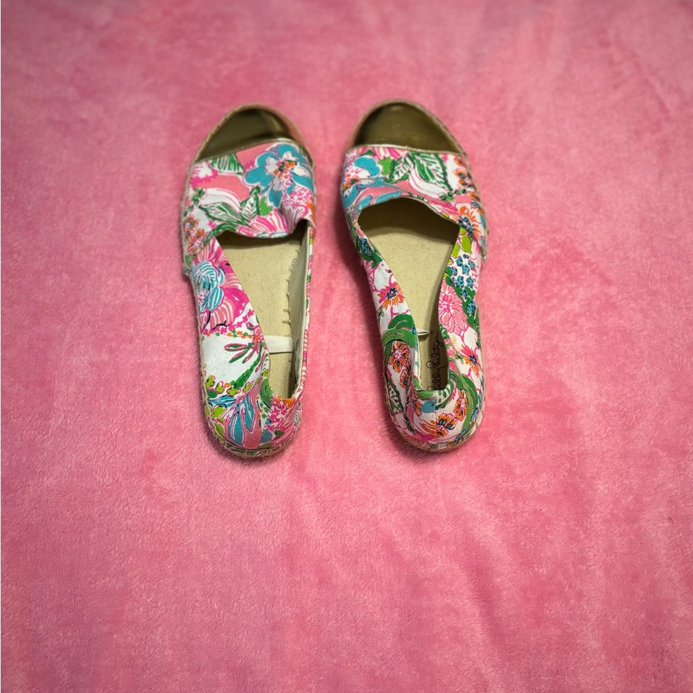 Lilly Pulitzer By Target Espadrilles Size 7 1/2 NEVER BEEN WORN